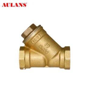 AULANS Y Strainer Valve Bronze Brass 1 2″ Female Thread Strainer Drain Valve for Water Oil Customized Forging Brass Check Valve