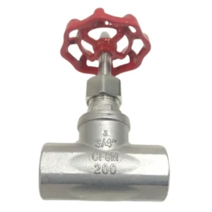 Adjustable J13W-160P Dn15 Dn20 Dn25 Needle Valve Stainless Steel Female Thread Manual Stop for High Water