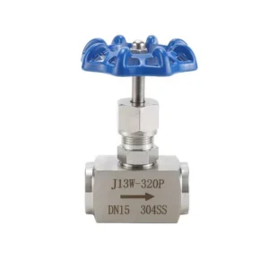 Adjustable Needle Valve High Pressure J13W 320P Handle Wheel Stainless Steel Female Thread Needle Valve
