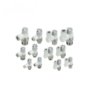 Airtac Flow Control Valve AH Series High Accuracy Adjustable Needle Valve 1/8 Inch NPT Thread For Smooth Air Regulation