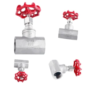 Alkali Resistant Globe Valve Stainless Steel 201 Thread Globe Valve with PTFE Seat for Fluid Control