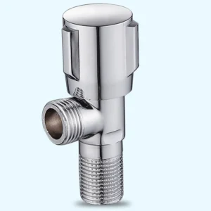 All Copper Three Way Valve Faucet Single Cold One Inlet Two Outlet for Balcony Kitchen Bathroom Toilet