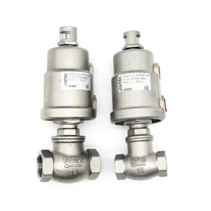 All Stainless Steel T Type Pneumatic Threaded Globe Valve Water Valve Waist Drum Valve