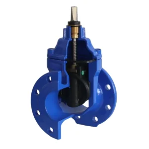 American Standard Soft sealed Flange Manual Gate Valve Dn400 Complete Assembly