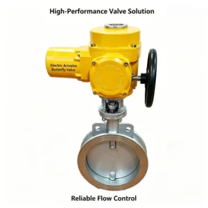 Angle Gas Motorized Valve 220V 230V 380V Modulating Type Electric Actuated V Port Butterfly Valve for Water