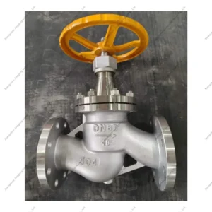 Angle Type Globe Valve Flanged 90 Degree Cast Steel Stainless Steel Elbow Pattern Globe Valves