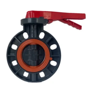Anti-Corrosion UV Resistance FPM Seat UPVC PPH Lever Manual Gear Wafer Lug Butterfly Valve 2″ To 20″