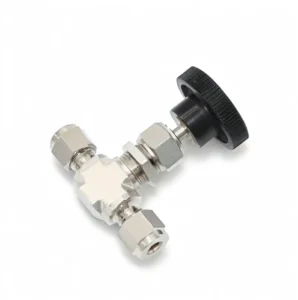 Austenitic High Pressure 6000psig 316L Brass Male Connection Needle Valve Double Ferrule General Use V-NV/NVM/NVH -65F 1