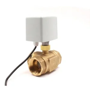 Automatic 3-Way Electric Ball Valve OEM Smart Motorized Control Valve Brass for HVAC and Water