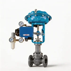 Automatic Pneumatic Proportional Control Valve Globe Type Modulating Actuator 4to20ma Signal Control