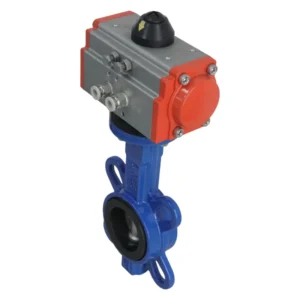 Automation Ready Pneumatic On Off Butterfly Valve for Process Control