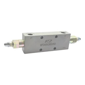 BF040K38D0S0 Four Way Pressure Control Valve Dual Counterbalance Hydraulic Valves 3/8 Port Flange Installation 40 60 GPM Flow