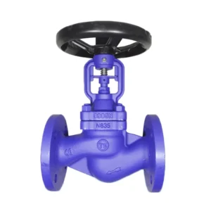 BS1873 Pn16 2inch Cast Carbon Steel WCB Flange Type Bellow Seal Globe Valve