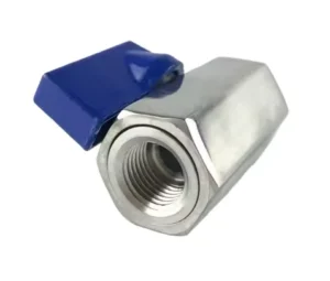 BSPT/NPT Thread 2 Way Female to Female Shutoff SS304 SS316 Stainless Steel Threaded Mini Ball Valve