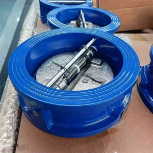 Backflow Prevention Ductile Iron Body Stainless Steel Disc BS EN DIN3202 API594 Wafer Check Valve Dual Check Valve Model