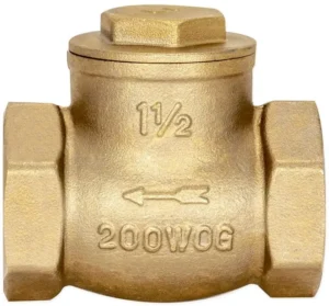 Backflow Prevention Lead Free 1/2 in FIP Connections Cast Brass Swing Check Valve