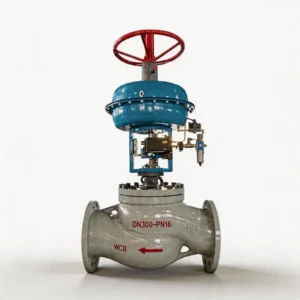 Balancing Type Pneumatic Control Valves with Diaphragm Actuator 4-20mA Digital Smart Positioner for Chilled Water Regulating