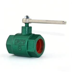 Ball Valve Cast Iron Green Painted Threaded Ball Valve Q11F-16Q Manual Normal Temperature Multi-Media