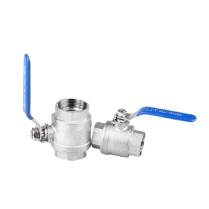 Ball Valve Stainless Steel SS316 Manual Vacuum Ball Valve SS304 2 Pieces Casting Female Thread