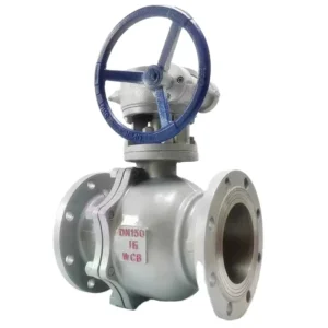 Ball Valve Turbine Manual Quick Opening Flange Ball Valve Large Diameter Eccentric Hemisphere