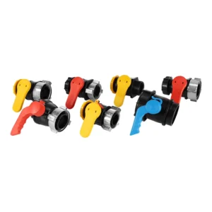 Ball Valve With EPDM Gasket DN50 X 62/75 MM NPT Thread IBC Adapter for IBC Tank