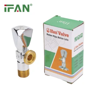 Bathroom Sanitary Accessories Brass Angle Valve Durable Brass Water Valves