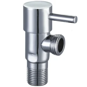 Bathroom Water Control Angle Valve Faucet Tap Premium Brass Chrome Plated Accessories Versatile Usage