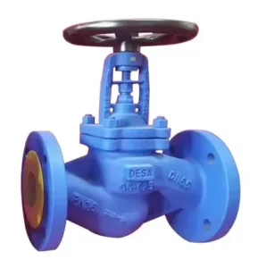 Bellow Globe Valve WCB Manual Stop Water PN10 PN16