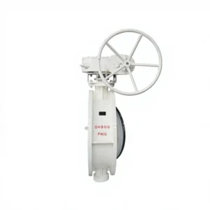 Bidirectional Metal to Metal Sealed Flanged Manual Water High Temperature Butterfly Valve