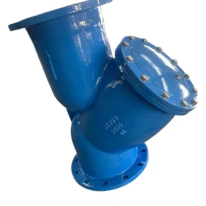 Big Size Cast Iron Y Type Manual Water Filter Strainer Valve General Applications Medium Temperature