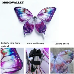 Bionic Flapping wing LED Core Flying Butterfly Detachable Remote Control Drone Wedding Event Decoration