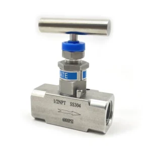 Block and Bleed Valve High-pressure Needle Valve Isolation Needle Valve with Bleed Needle Valve with 1/4″ NPT Vent Port