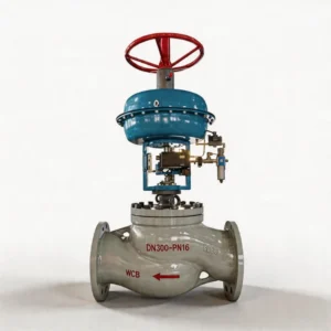 Boiler Feed Pneumatic Control Valves with Diaphragm Actuator 4-20mA Digital Smart Positioner for Water Flow Pressure Regulating