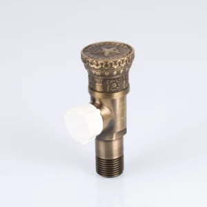 Brass Angle Valve 1/2 Inch Chrome Water Shut Off Valve Bathroom Use