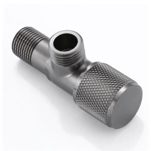 Brass Angle Valve 1/4″ Toilet Stop Valve for Bathroom Use Angle Seat Valve