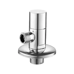Brass Angle Valve Completed With Rosette High Quality Bathroom Washroom Brass Angle Valve
