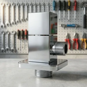 Brass Angle Valve for Living Room Kitchen Apartment Installations