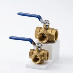 Brass Ball Valve 1/2″-2″ 2-Way & 3-Way T-Type Threaded Manual High Temperature Water Gas Control Shutoff Valve
