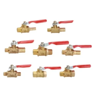 Brass Mini Ball Valve Ball Valve Accessories Intubation Valve