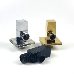 Brass Polished Capacitance Black Angle Valves for Manual Water Supply in Bathrooms and Kitchens OEM OEM Can Be Customized