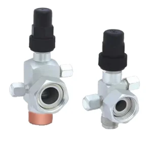 Brass Rotalock Valve with Copper Connector for Refrigeration Parts Warranty Shutoff