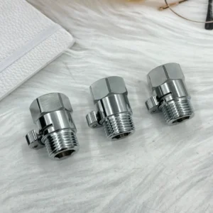 Brass Shutoff Water Saving Shower Adapter Water Flow Restrictor Valve