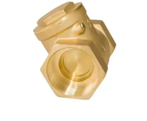 Brass Swing Check Valve for Water and Gas Zero Backflow Bi-Directional Sealing Shutoff Valve for Pipeline Systems