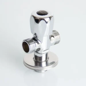 Brass Tee Angle Valve 1/2 Inch Threaded Water Angle Control Valve for Plumbing