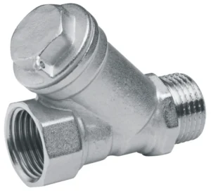 Brass Y Strainer Valve Nickel Plated Female X Male Thread Y Type Filter for Water Pipeline