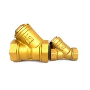 Brass Y Type Strainer 1/2”-4” Swing Valve with Ss Net Cigrate Filter