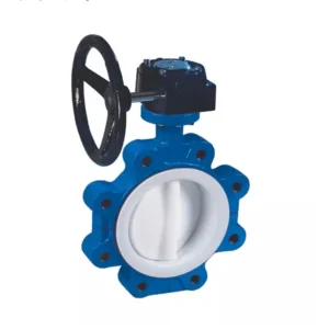 Buna Butterfly Valve PTFE Butterfly Valve Wafer Type
