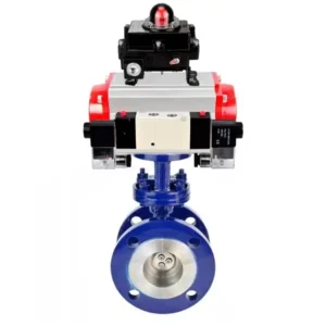 Butterfly Valve Carbon Steel Flanged 25 Bar Pneumatic WBV3EX 3431M 1W F ISO 9