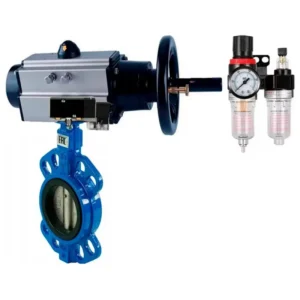 Butterfly Valve Cast Iron QT450 Interflange Threaded Lugs 16 Bar Manual WBV1631E 2W Fb H