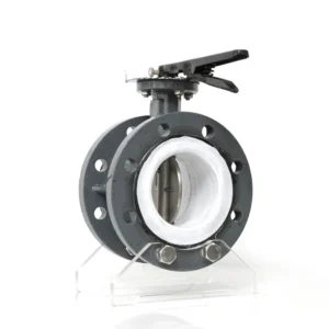 Butterfly Valve Cast Steel Fluorine Coated Flange Wafer Butterfly Valve